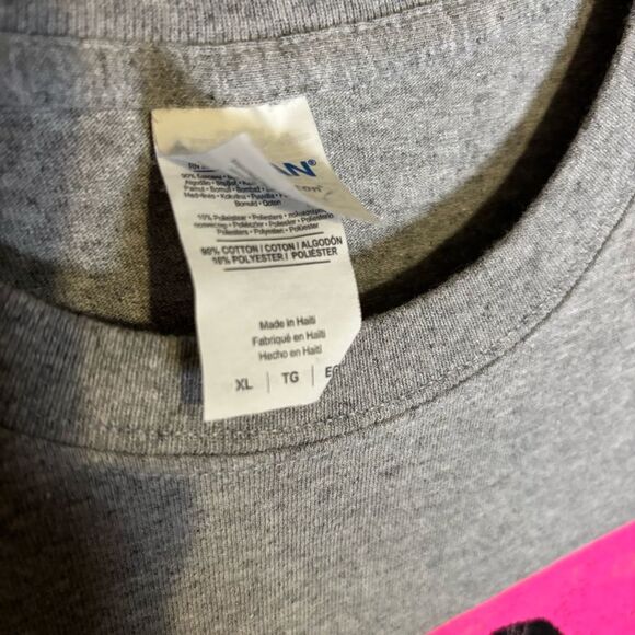 Vintage Gildan Pink Floyd The Barber Andy Griffith Gray 90s T Shirt Sz XL - Picture 3 of 4